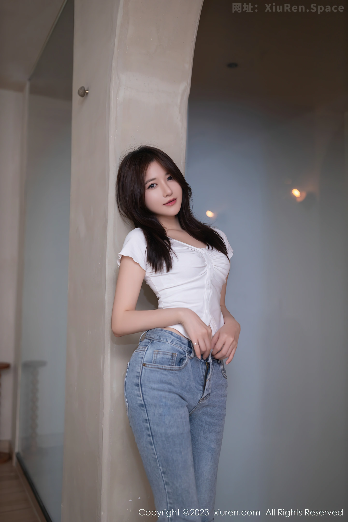 图片[6]-[XiuRen秀人网]VOL.7254 模特鱼子酱性感白色蕾丝内衣+粉色蕾丝情趣内衣完美诱惑写真84P-秀人网官方网站